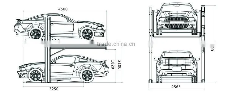 factory price automatic parking system,stack parking system
