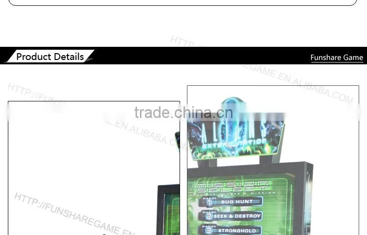 Wholesale Arcade Games Alien game machine shooting arcade Aliens Extermination Game Machine