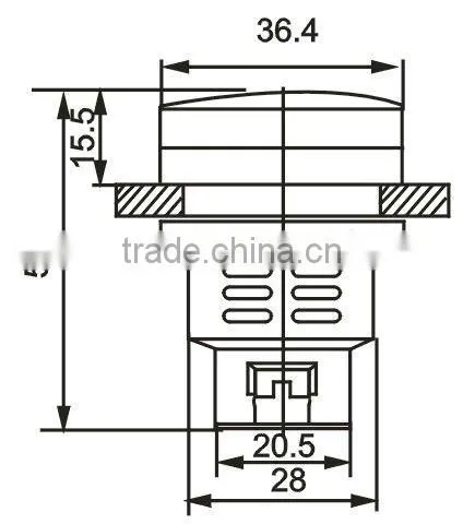LED indicator light XD16-30D/S 30 mm