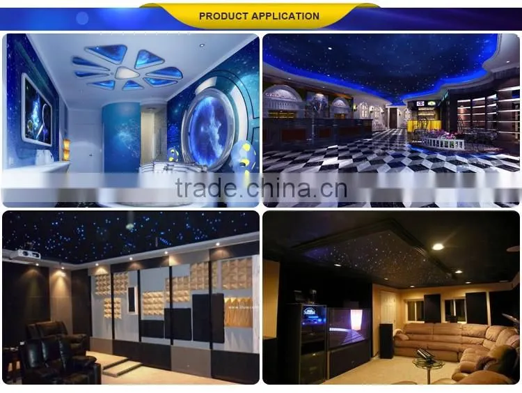 Audio control high power 40W LED RGBW mixing color DMX fiber optic light generator