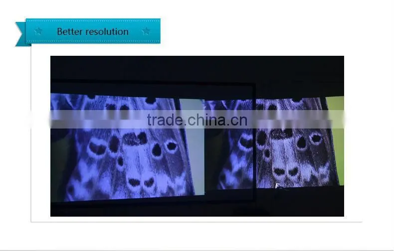 2014 New Wireless/Portable/Outdoor/Home/Mini LED 3D Projector