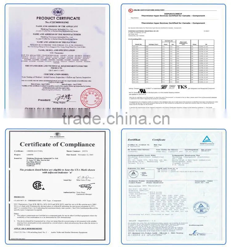 Human body testing Medical NTC temperature sensor