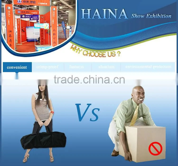 screw cap Korea X banner display with factory price
