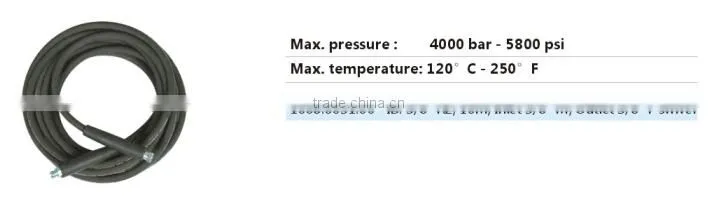 Various types of wire braids high pressure hose