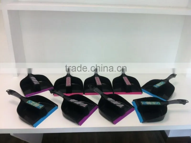 PLASTIC PP DUSTPAN AND BRUSHES