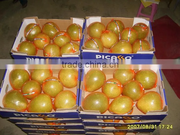 Customers buy sour fresh honey pomelo from China