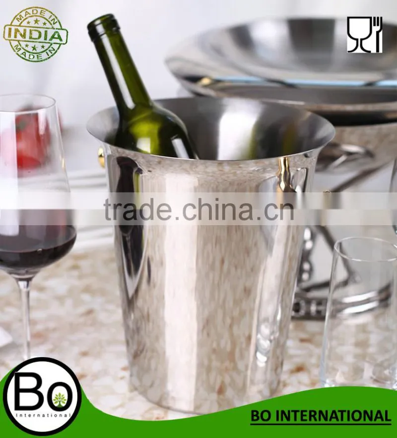 Stainless Steel /bar tools ice bucket with ear handle