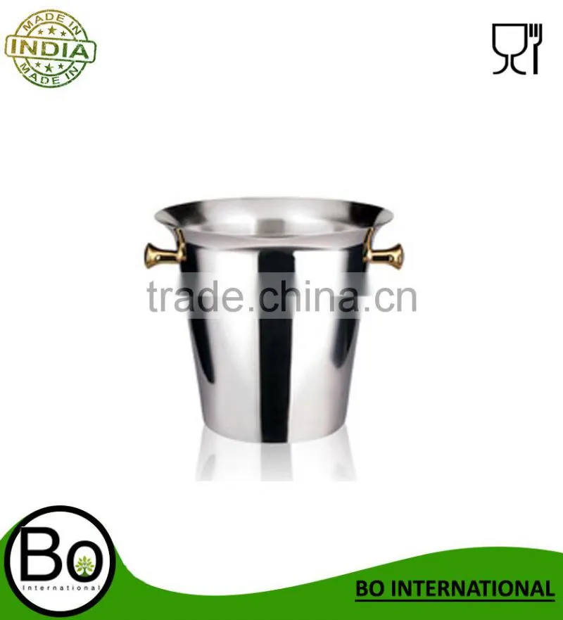 Stainless Steel /bar tools ice bucket with ear handle