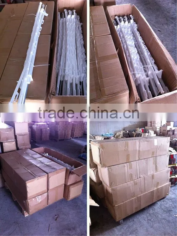 2013 hot sale electric sheep fence plastic fence post tread in post
