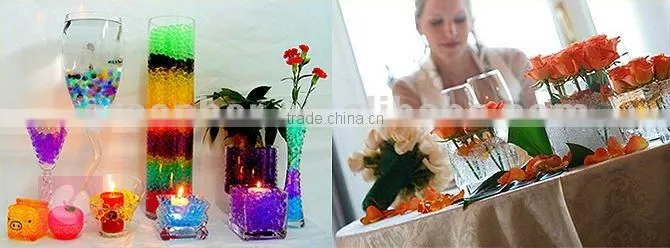 Clear water jelly balls for wedding centerpiece