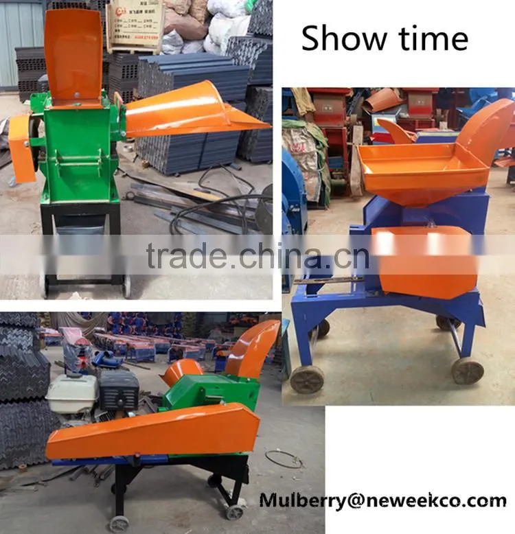 Neweek small farm corn stalk green grass chaff cutter crusher