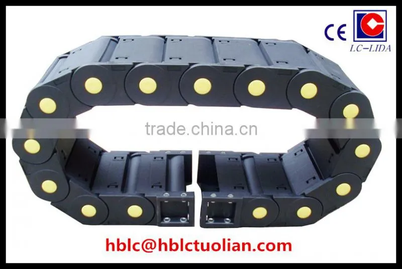 low noise weight bearing plastic cable carrier