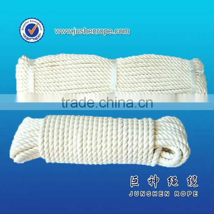 100% bleached cotton rope for sale