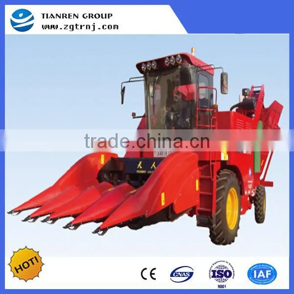 TR9988-4570 self propelled combine small maize harvester with tractor