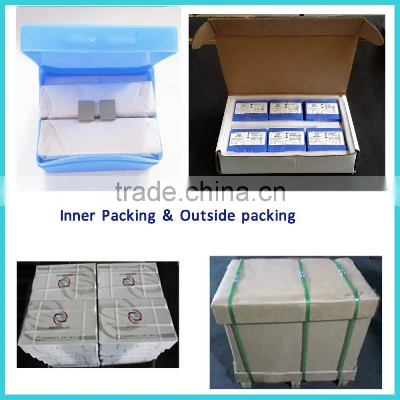 grinded carbide insert for gauge calibration