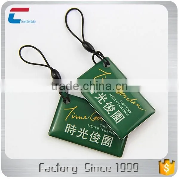 Rewritable Passive Epoxy Waterproof Rfid Smart Key Fob Tag Mini Key Card