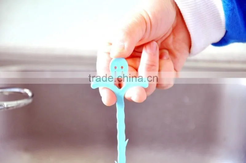 Drain Cleaning Tool DIY Plumbing Dredger Removing Hair Clogs Works on Showers Bathroom Sinks Kitchen Sinks