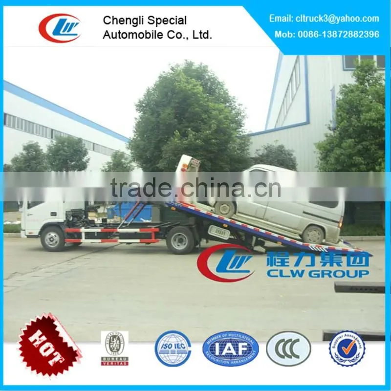 JAC slide flat bed recovery truck