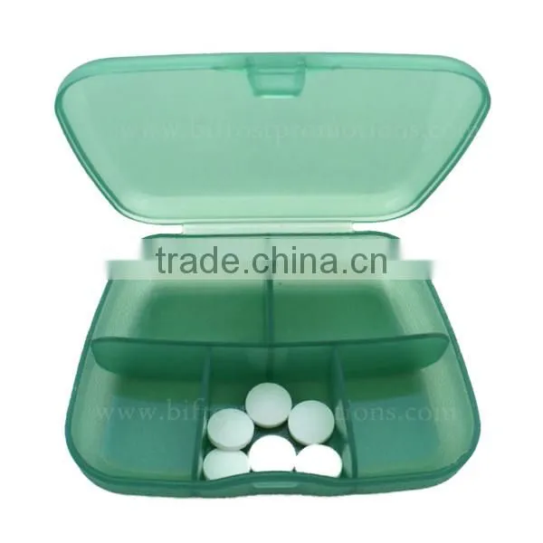 5 Compartment Plastic Wallet Mini Pill Box