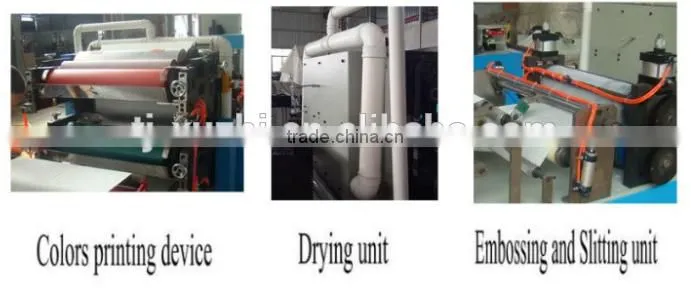 Two color napkin making machine paper production machinery