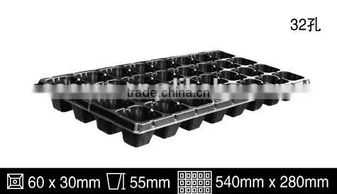 Nursery seeding plate
