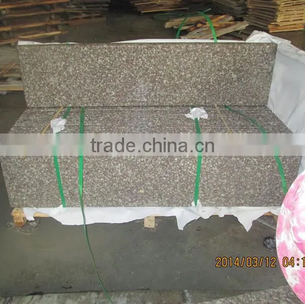 G664 flamed outdoor granite stair steps