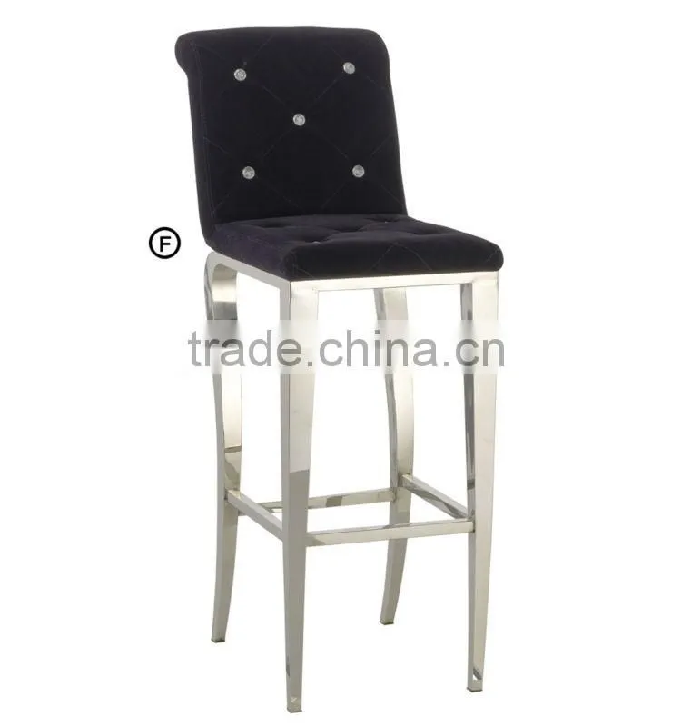 Modern Stainless steel bar stool high chair LH-817F
