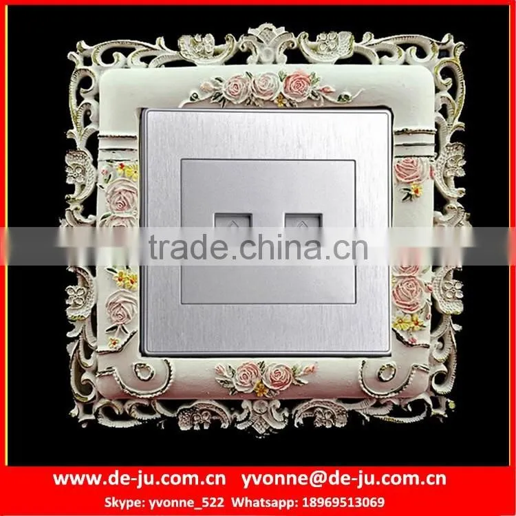 Square Resin 3d Wall Socket Sticker