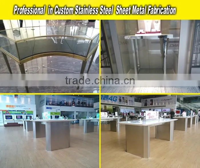 Design and Fabricating Stainless Steel Shoe Display Rack Cabinet