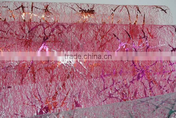 Plastic mesh for packaging