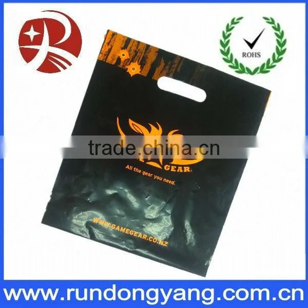 Popular handle plastic shopping bags for market