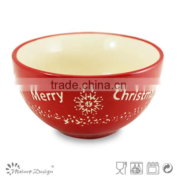decorative ceramic christmas bowls