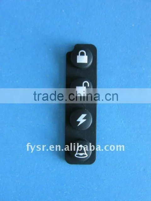 High Quality Customized silicone rubber keypad with carbon pills