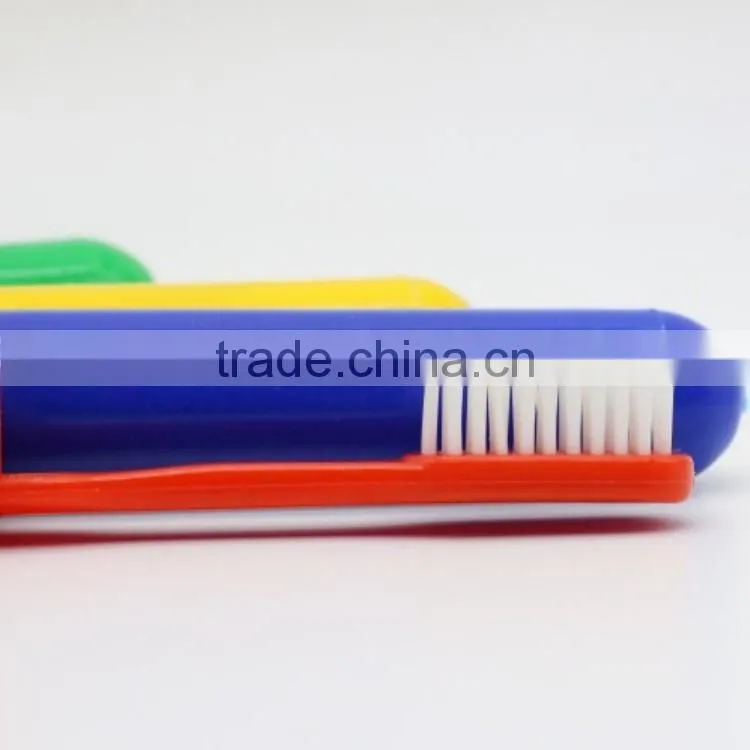 2017 travelling toothbrush with toothpaste portable toothbrush round tube