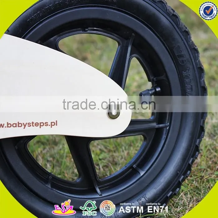 2017 New design baby wooden balance bike wholesale wooden balance bike log wooden balance bike for toddlers W16C156