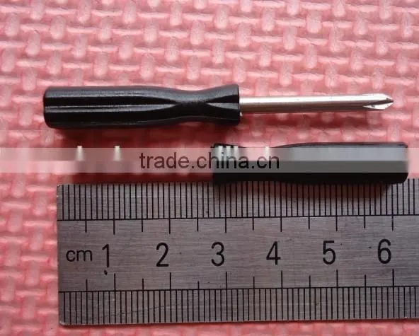 Promotional 3x60mm Mini screwdriver with Phillips / Cross head