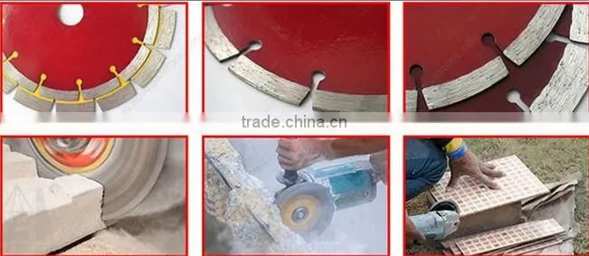 9" Segmented Diamond Saw Blade Angle Grinder Circular Cutting Disc Disk Wheel Universal Stone Brick Block Concrete