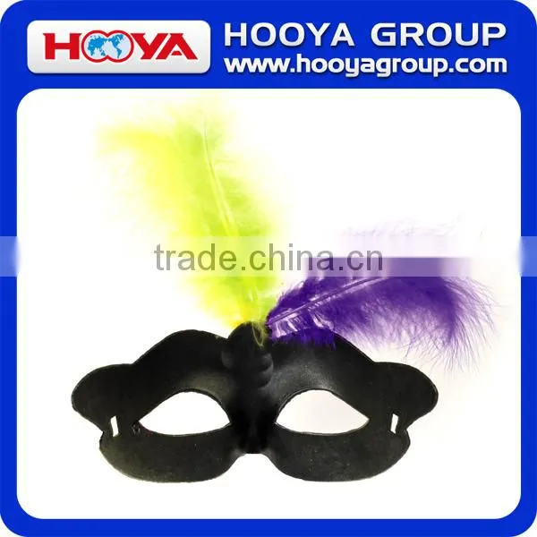 Party Mask With Feather/Fashion Design Masquerade Party Mask
