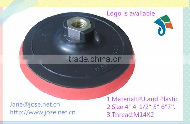 Abrasive backing polishing Plastic Backing Pad