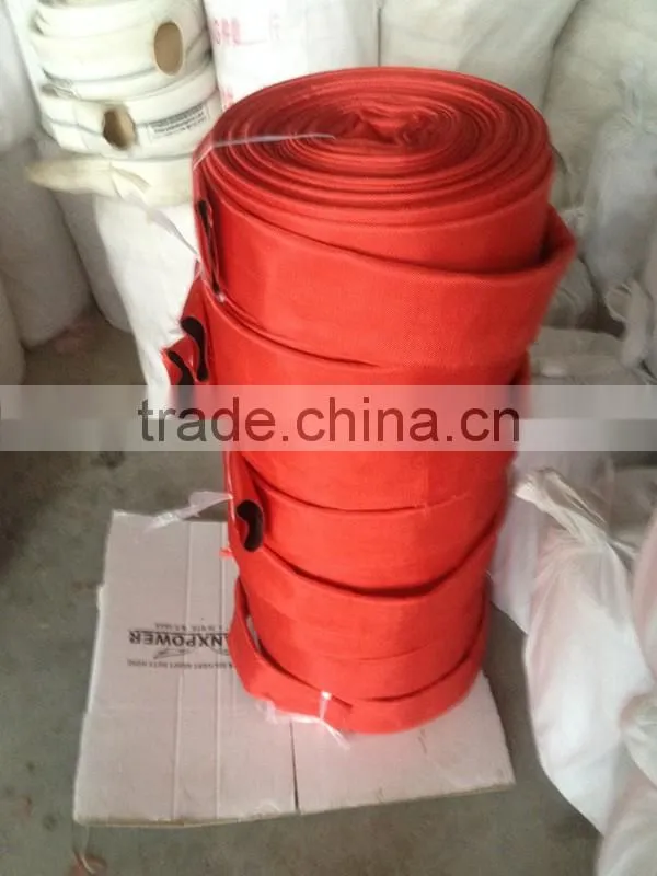 2.5 inch Red PVC lining fire hose
