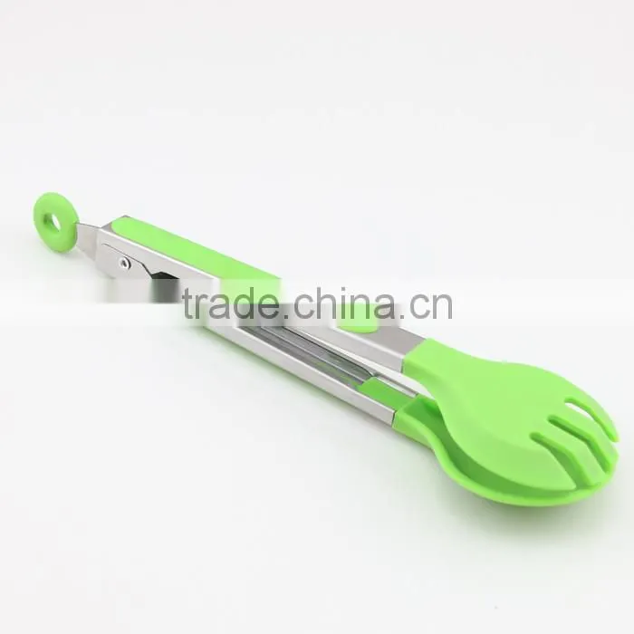 2 Different Kinds of Kitchen Tongs Set Standard Tong Salad Tong