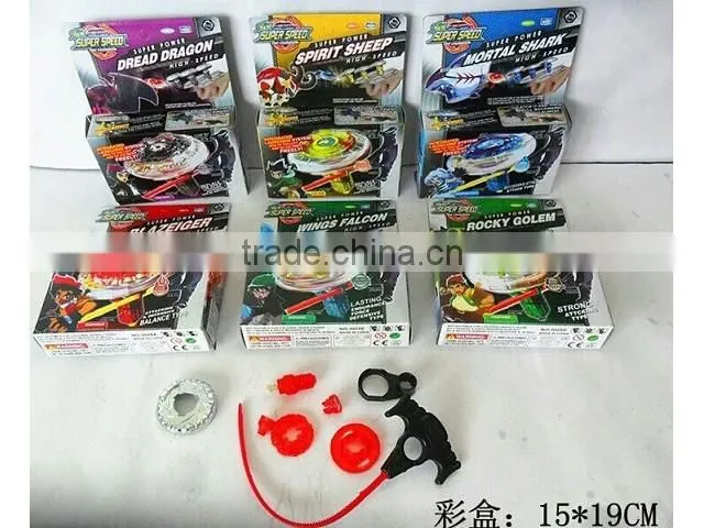 Hot selling flashing peg-top toys for wholesale