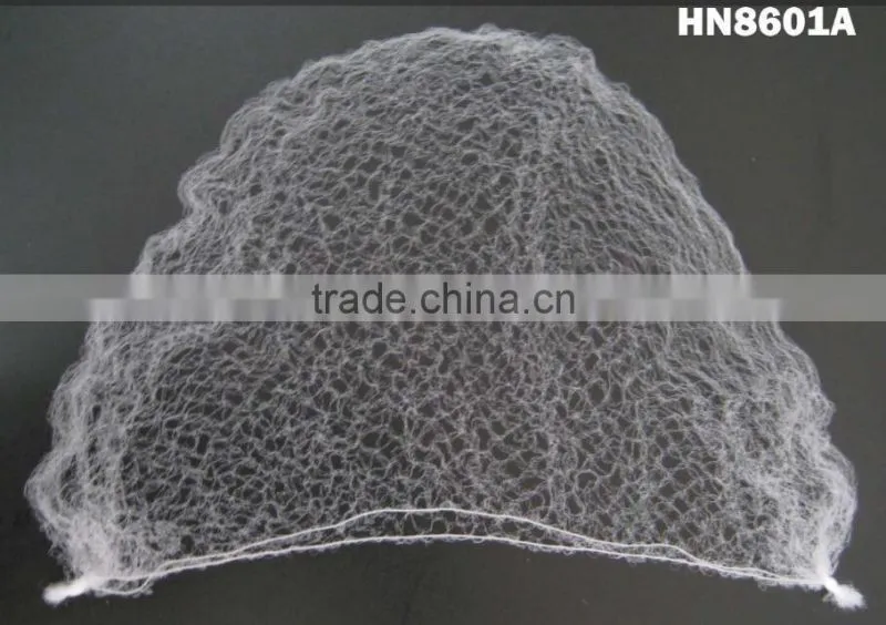 Black Nylon mesh hairnet/big mesh size and made with very thin nylon
