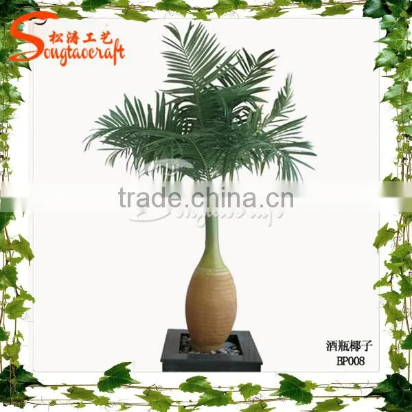 Guangzhou supplier artificial bottle palm tree customized plastic artificial bottle palm tree