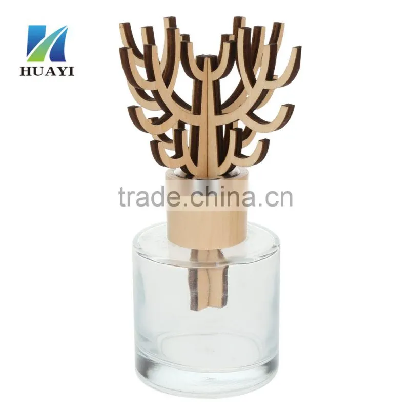 MP001 Perfume Glass Bottle Laser Engraving Long flat Wood Stick