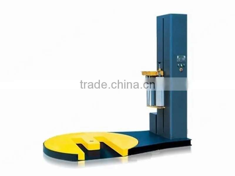 T1650FM Automatic Pre-stretch Pallet Film Wrapping Machine (open turntable)