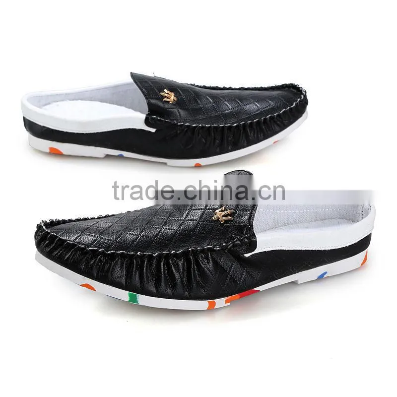 fashion pu leather peas shoes casual for men high quality, adults camouflage men casual shoes sample for male
