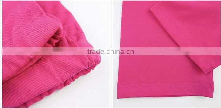 children wear pajamas suit/kids girl fashionable cotton wear/hotsale design for children
