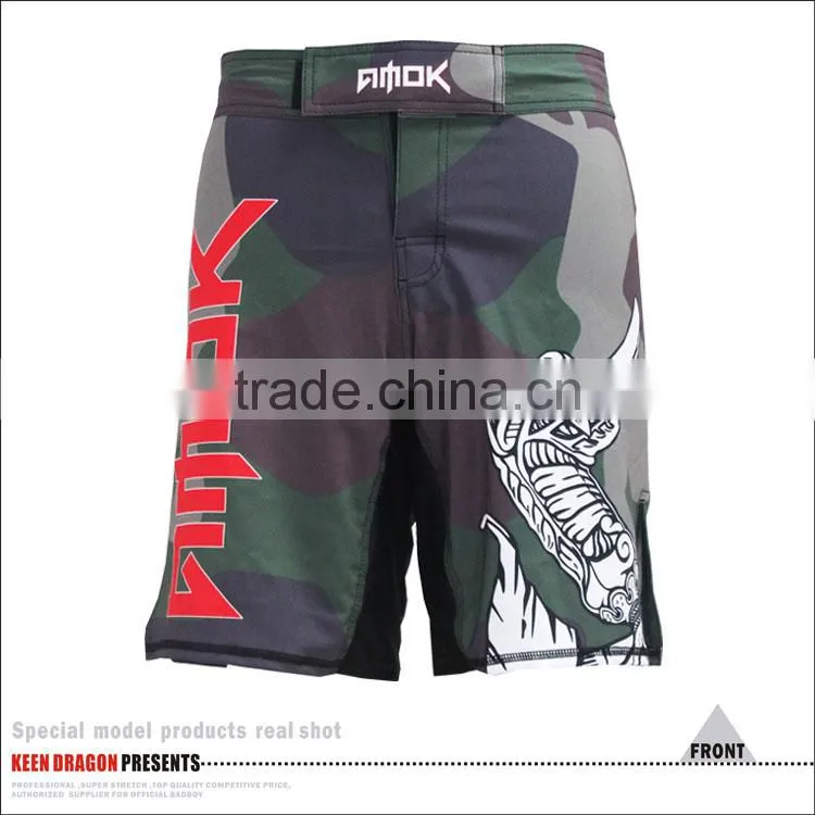 High quality martial arts uniforms camo training shorts