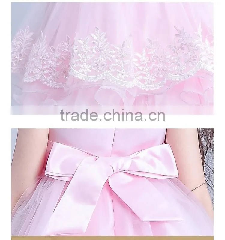 NEW Princess Flower Girl Dress Appliques Wedding Prom Ball Gowns Birthday Communion Kids TuTu Dress